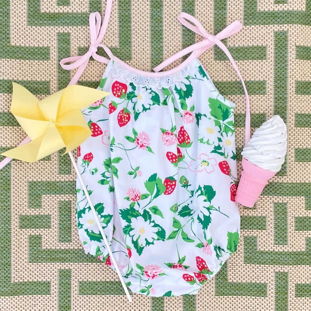 The Beaufort Bonnet Company Strawberry Junie B Bubble